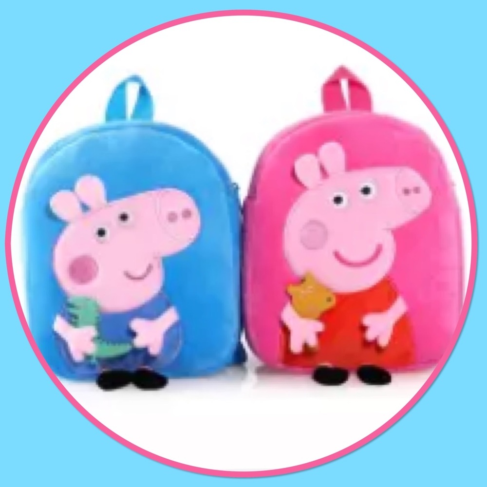 🌸NWT🌸 Peppa Pig and George Plush  Backpack🌸